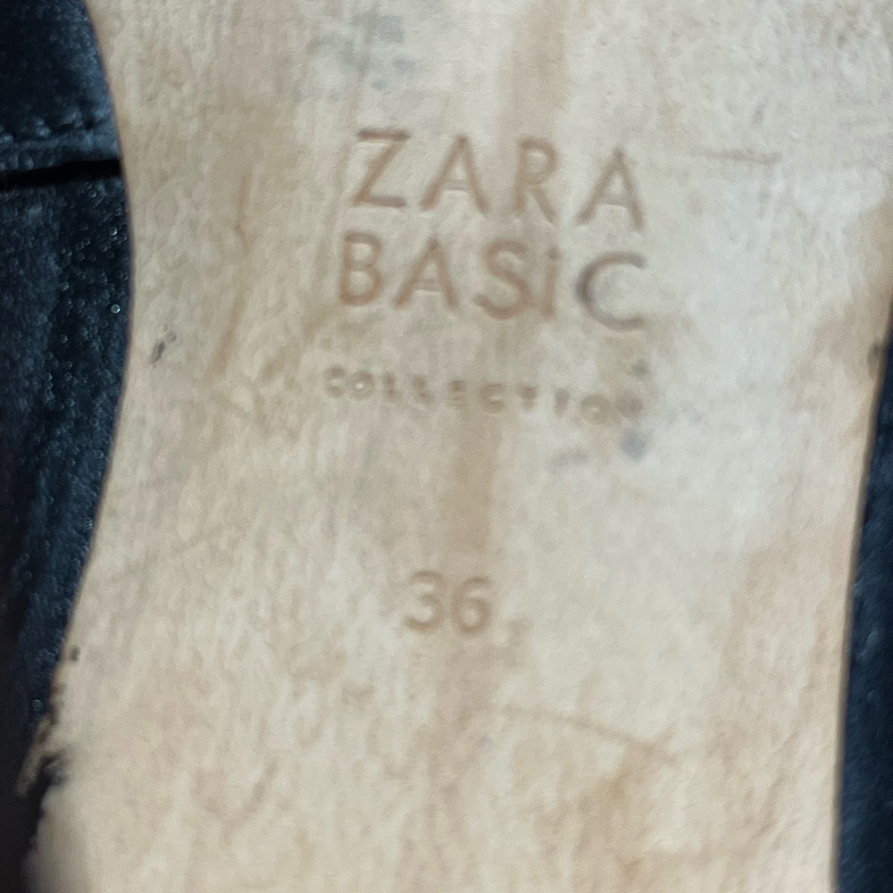 Zara Black Gladiator Lace-Up Stiletto Sandals - Picture 6 of 6